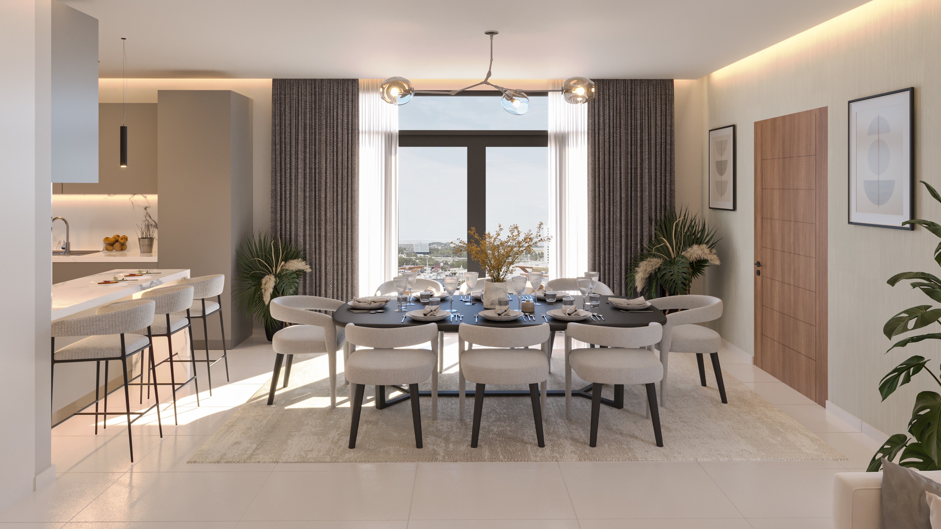 Residential Elsie Rosa 3BR Dining Room